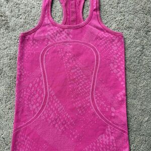 lululemon athletica Pink Swiftly Tech Racerback Tank - Size 4
